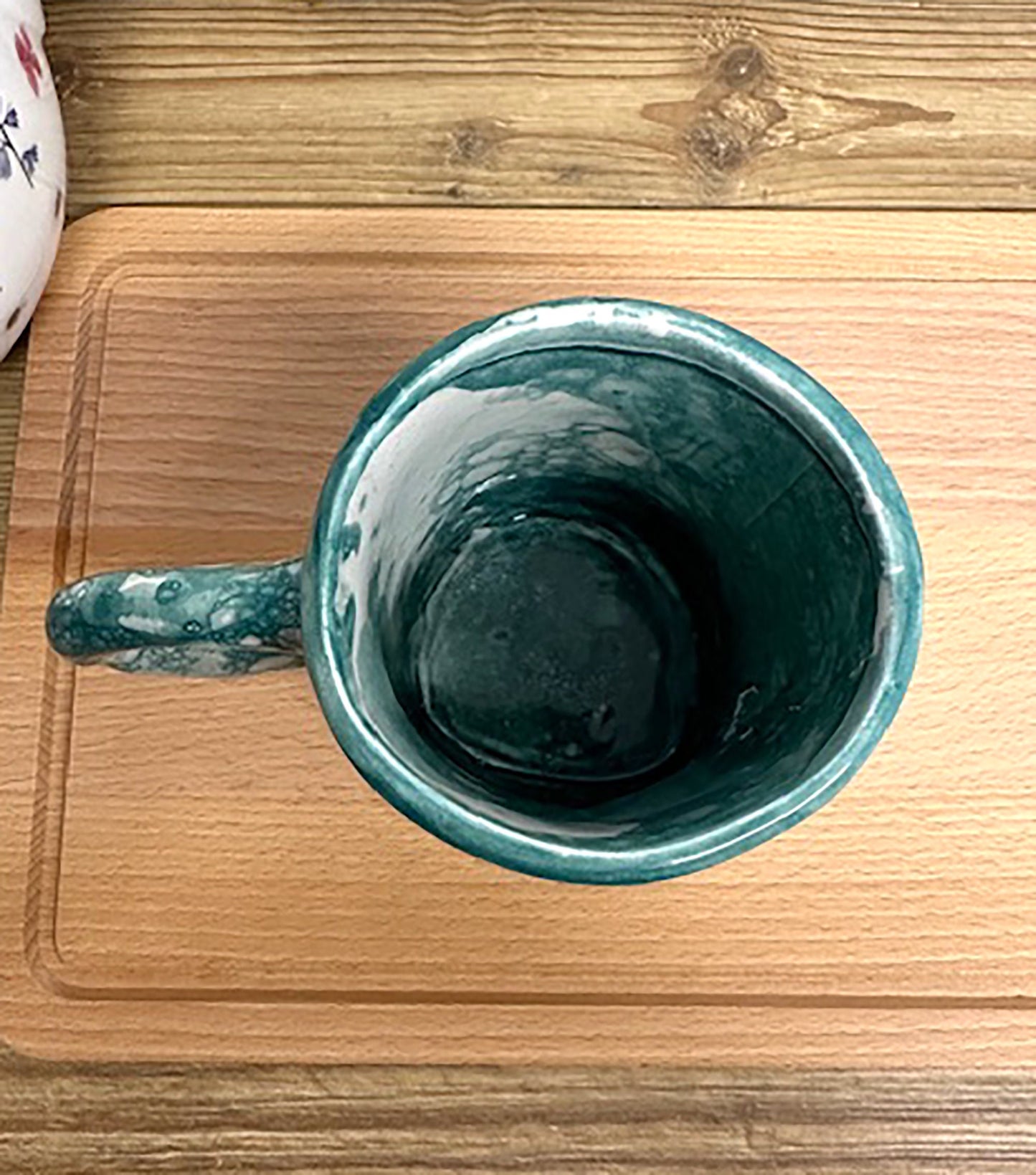 Handmade Ceramic Earthenware Bubble Effect Mug