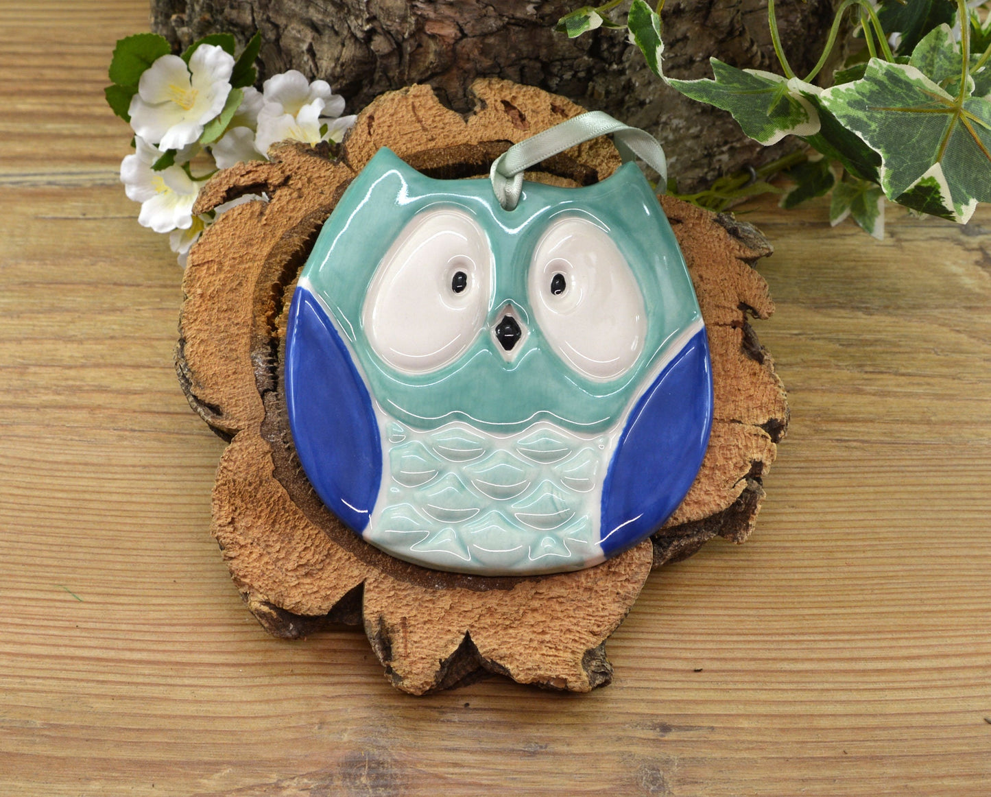Handmade Ceramic Owl, Home Decoration, Decor And Gift For Birthday