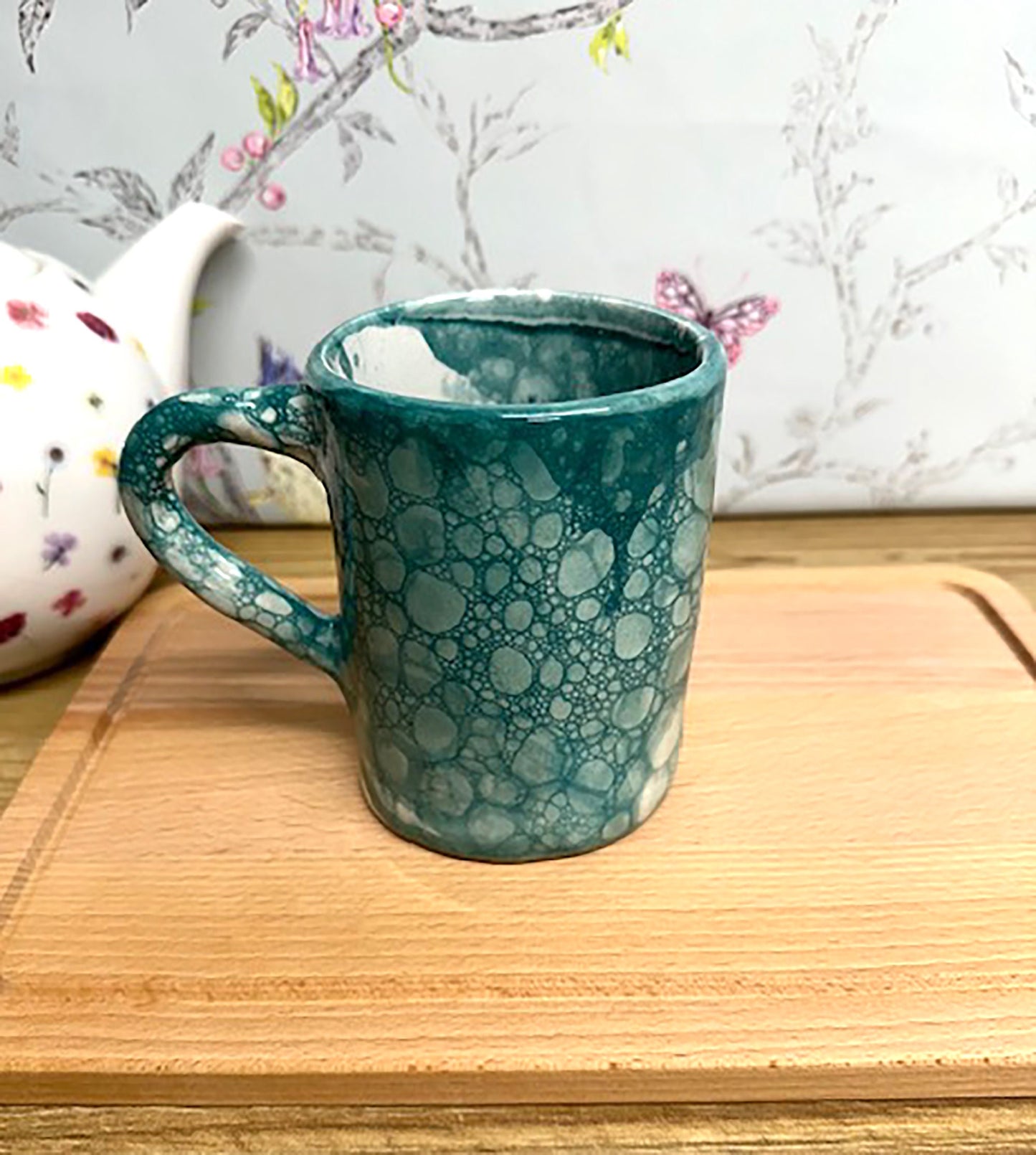 Handmade Ceramic Earthenware Bubble Effect Mug