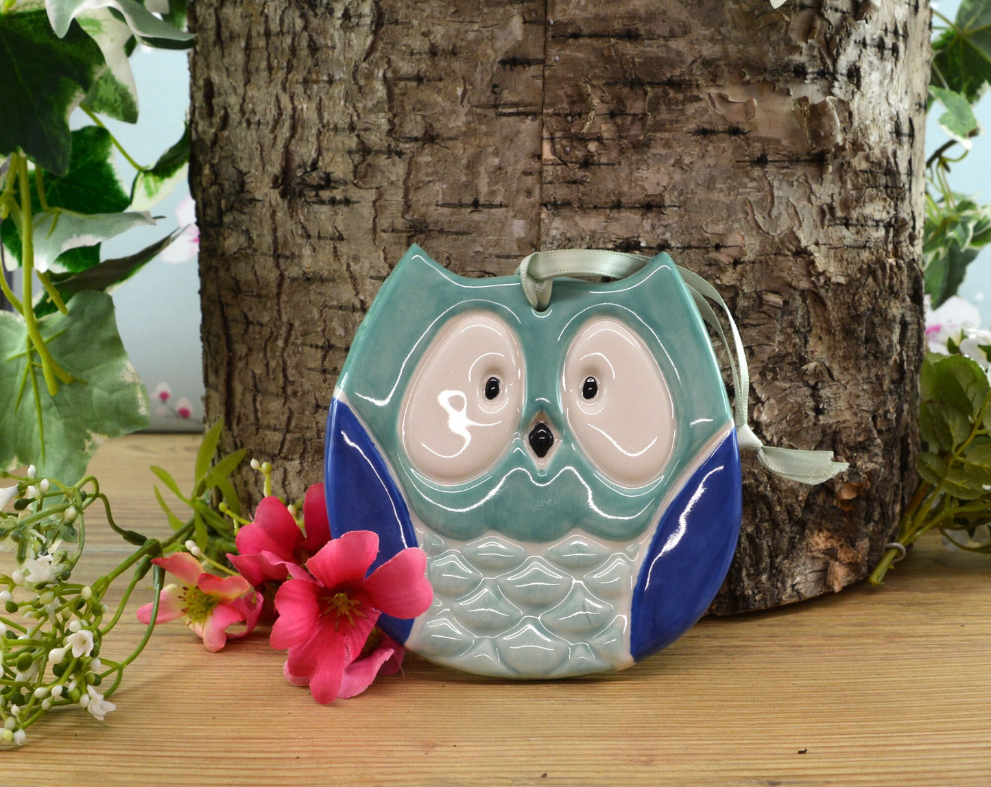 Handmade Ceramic Owl, Home Decoration, Decor And Gift For Birthday